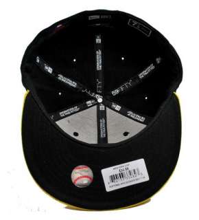 NEW ERA 5950 MLB CAP LA DODGERS POPTONAL BLACK YELLOW  