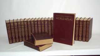 RARE 1955 Encyclopedia Britannica 27 Book Series World Atlas 