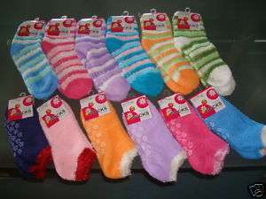 Sun Rain Chenille Cozy Fleece Grippy Cute Womens Socks  
