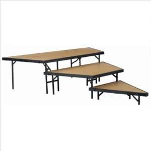 National Public Seating SPSTXXC Stage Pie Riser Set in Carpet Color 