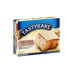 Tastykake Butterscotch Krimpets, 24 Butterscotch Iced Sponged Cake 