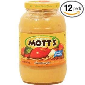 Motts Homestyle Applesauce, 23 Ounce Grocery & Gourmet Food