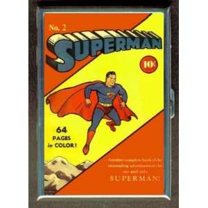 SUPERMAN #2 1939 COMIC BOOK ID CIGARETTE CASE WALLET