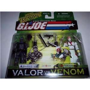  Gi Joe Valor Vs Venom Snake Eyes Vs Storm Shadow Toys 