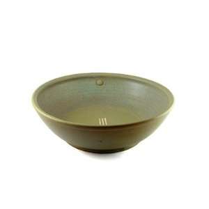 com Grehom Handmade Stoneware Pottery   Lines in Sand Dish; Handmade 