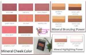 Mary Kay Mineral Check Color, Bronzing Powder, Highlighting Powder 