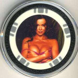Brooke Burke Poker Chip Card Cover Guard Protector  