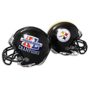  Steelers Riddell Super Bowl XL Championship Mini Helmet 