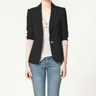 Western Vogue Candy Women Lapel Casual Suits Blazer Jacket Outerwear 