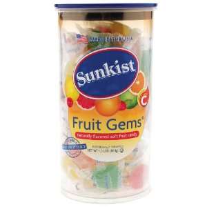 Sunkist Individually Wrapped Fruit Gems ? 1.5 lb Can  