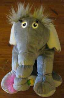 Dr. Suess Horton Hears a Who Elephant Kid Friendly Stitched eyes no 