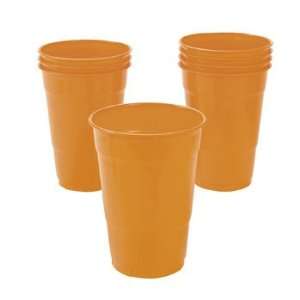  Sunkissed Orange Cups   Tableware & Party Cups Health 