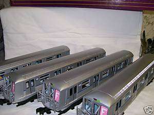 40 Slants MTH Premier Subway Four Car F Train Set NEW  