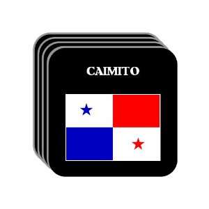  Panama   CAIMITO Set of 4 Mini Mousepad Coasters 