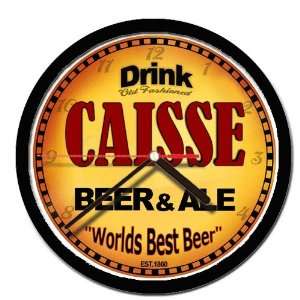  CAISSE beer and ale cerveza wall clock 