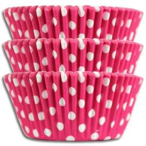  Pink Polka Dot Baking Cups, Greaseproof 1000 Pack 