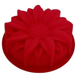 SiliconeZone Red Sunflower Pan 