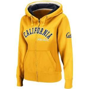   Cal Bears Ladies Gold Express Full Zip Hoodie Sweatshirt Sports