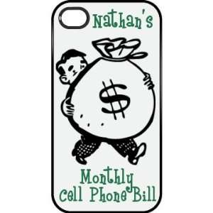  Nathans Cell Bill Cover Custom iPhone 4 & 4s Case Black 