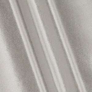  44 Wide Metallic Liquid Single Knit Silver Fabric By The 