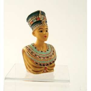  Bejeweled Egyptian Nefertiti Jeweled Trinket Box