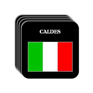  Italy   CALDES Set of 4 Mini Mousepad Coasters 