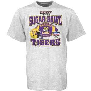  LSU Tigers Ash 2007 Sugar Bowl T shirt