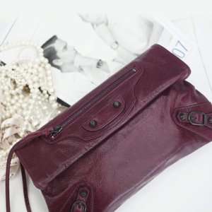  Soft Calfskin Classic Envelope Clutch   WINE Everything 