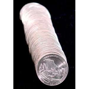 2010 P California Yosemite National Park Quarters BANK WRAPPED ROLL