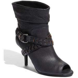 GUESS   Allegrate Peep Toe Booties, cuffed top  