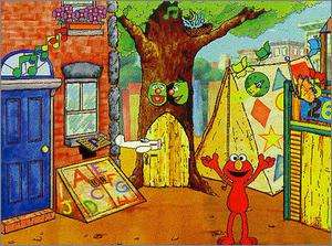 Sesame Street Elmos Preschool PC MAC CD number letter sound shape 