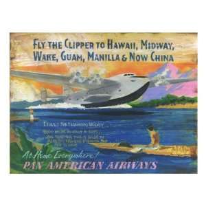   Flying Clipper Vintage Style Wooden Sign