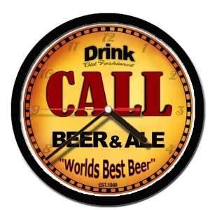  CALL beer and ale cerveza wall clock 