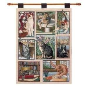  Kitty Corner Tapestry Wallhanging