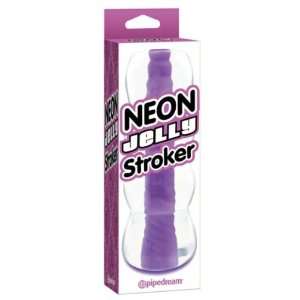  Pipedream Products Neon Jelly Strokers Purple Pipedreams 