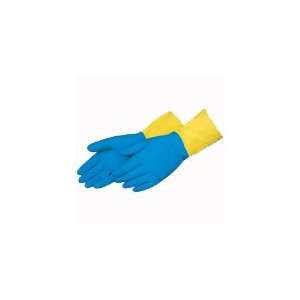 Liberty Glove Blue Neoprene Over Yellow Latex, 28 Mil., 13 In., Medium 