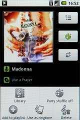 The music player of the LG Optimus One offers the basics   LG Optimus 