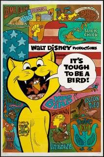Its Tough to Be a Bird 1970 Original U.S. One Sheet Movie Poster 
