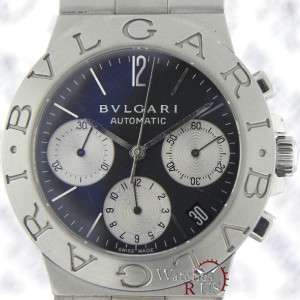 Bvlgari Diagono CH 35 S Chronograph Stainless Steel Automatic   No 