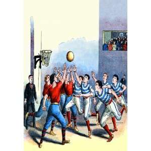  Victorian Basketball 24X36 Giclee Paper