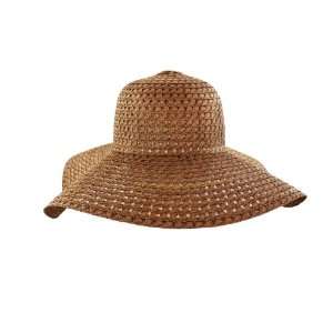   Faddism Stylish Women Summer Straw Hat Brown Design