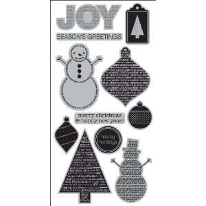    ANW Crestwood Cling Stamp Christmas Sentiments 