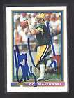 PACKERS Don Majkowski signed card AUTOGRAPH 1991 Topps