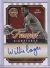 2010 PANINI hall of fame WILLIE CAGER auto # 278/899