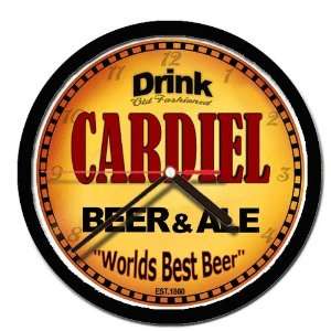  CARDIEL beer and ale cerveza wall clock 