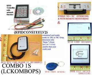WaterResist RFID Control+NETWORK+signal Strike Combo 1S  