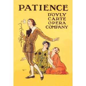  Patience DOyly Carte Opera Company 12x18 Giclee on 