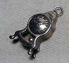   Antique Mechanical Pocket Watch Mens Clock Engraved Flower Pattern