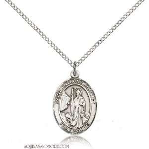  St. Anthony of Egypt Medium Sterling Silver Medal Jewelry