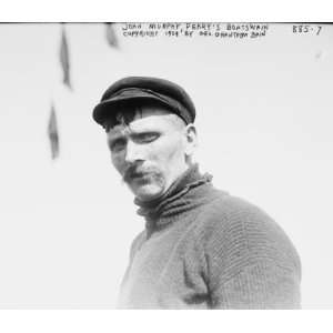  1909 photo John Murphy, Pearys boatswain   Robert Peary 